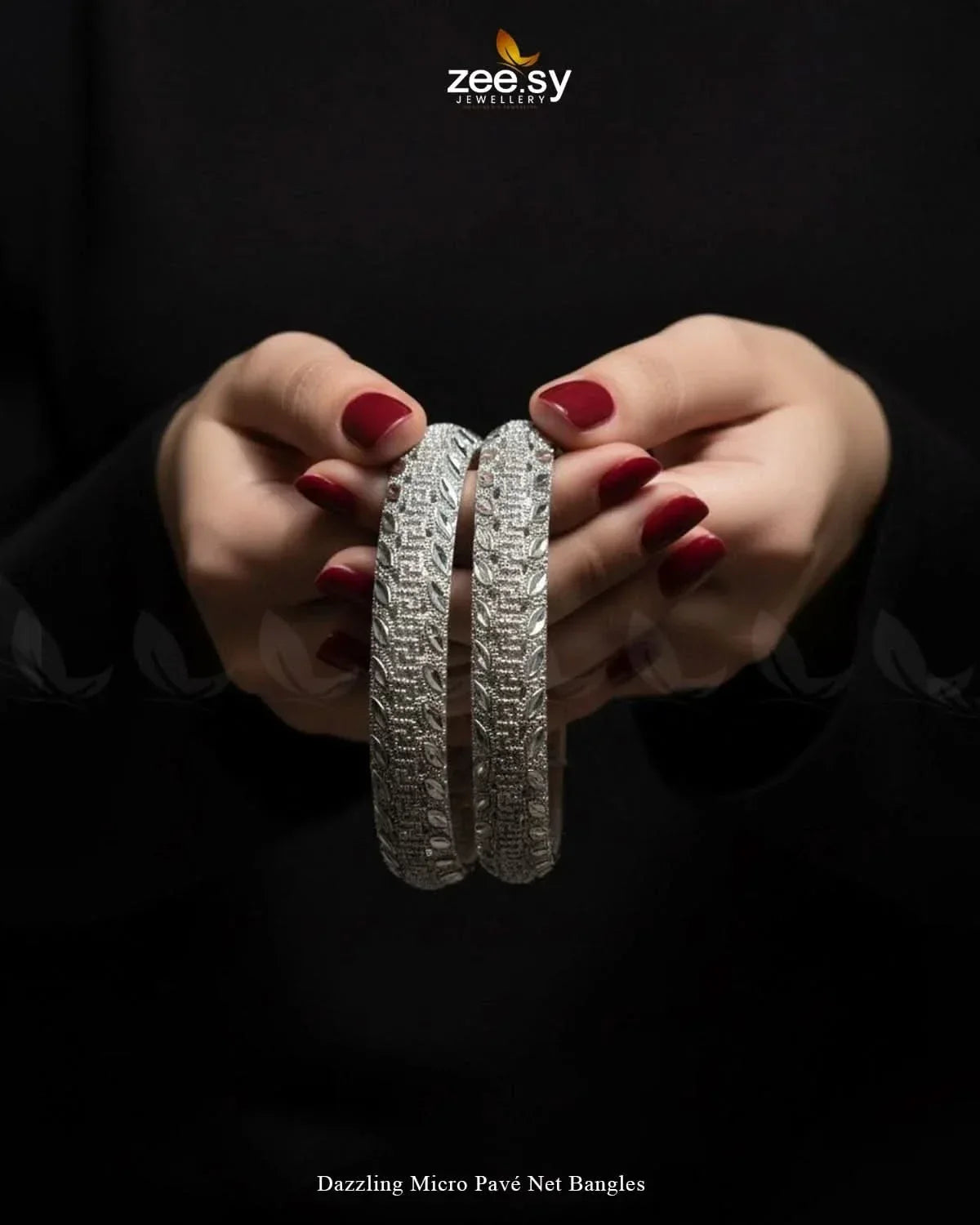 Dazzling Micro Pavé Net Bangles