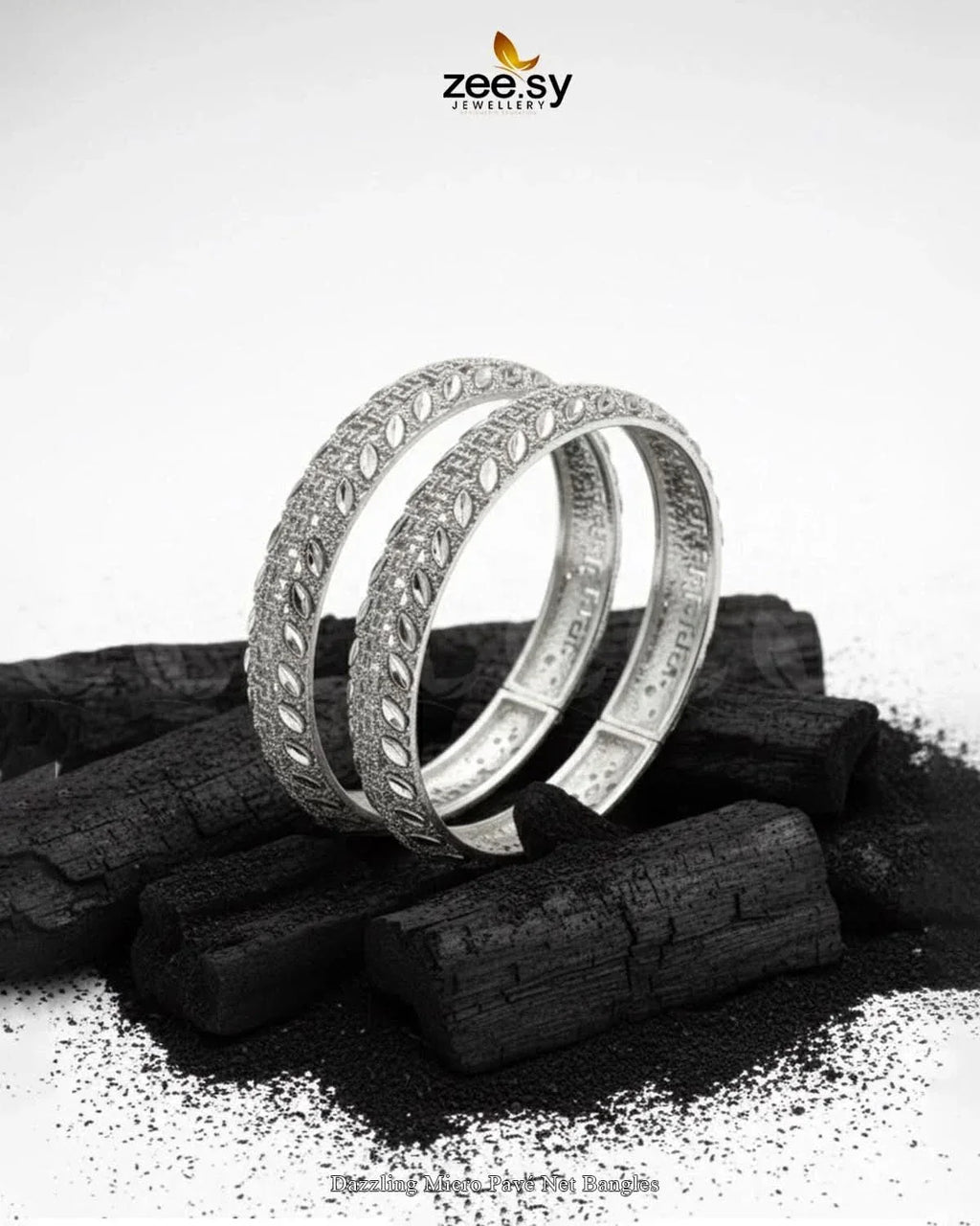 Dazzling Micro Pavé Net Bangles