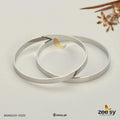 Sleek Polished Flat Band Bangles