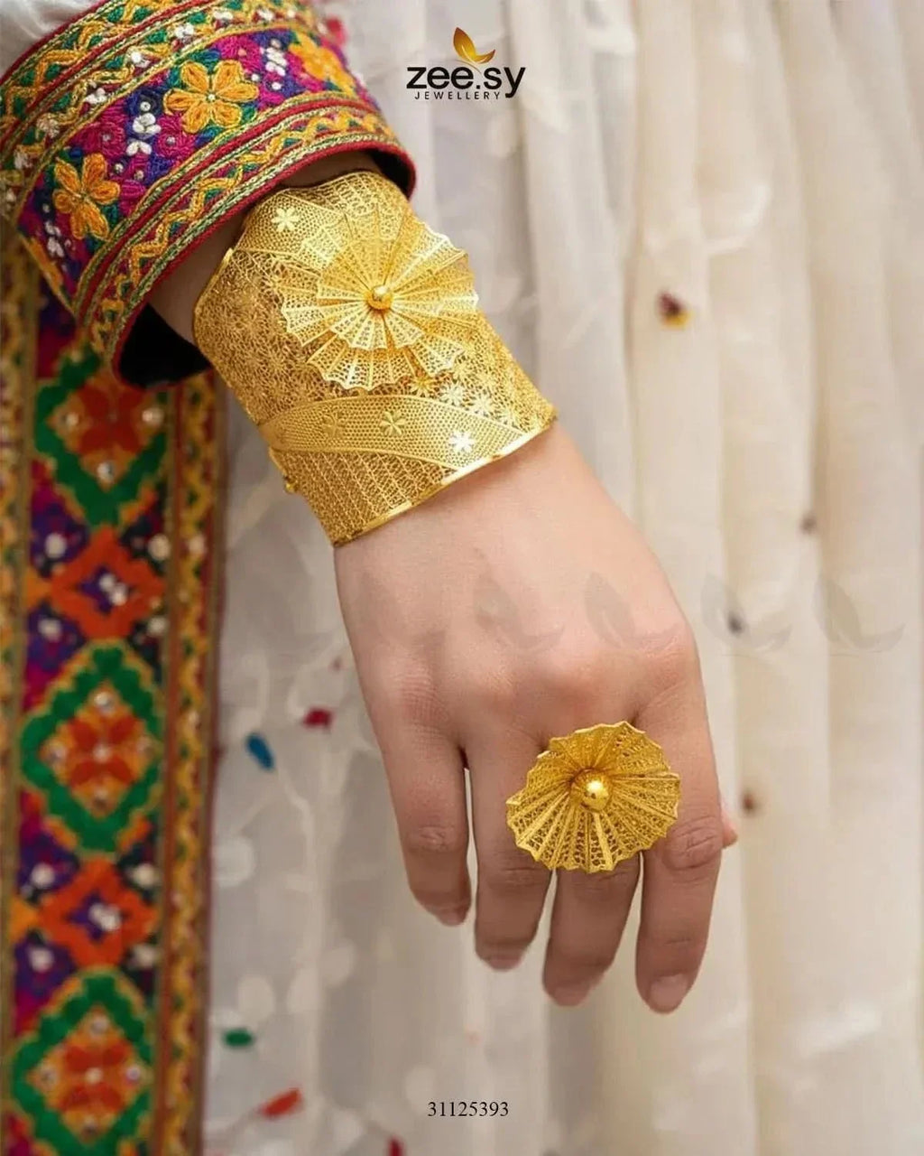 Marhaba Baai Armlet Bangle Ring Set