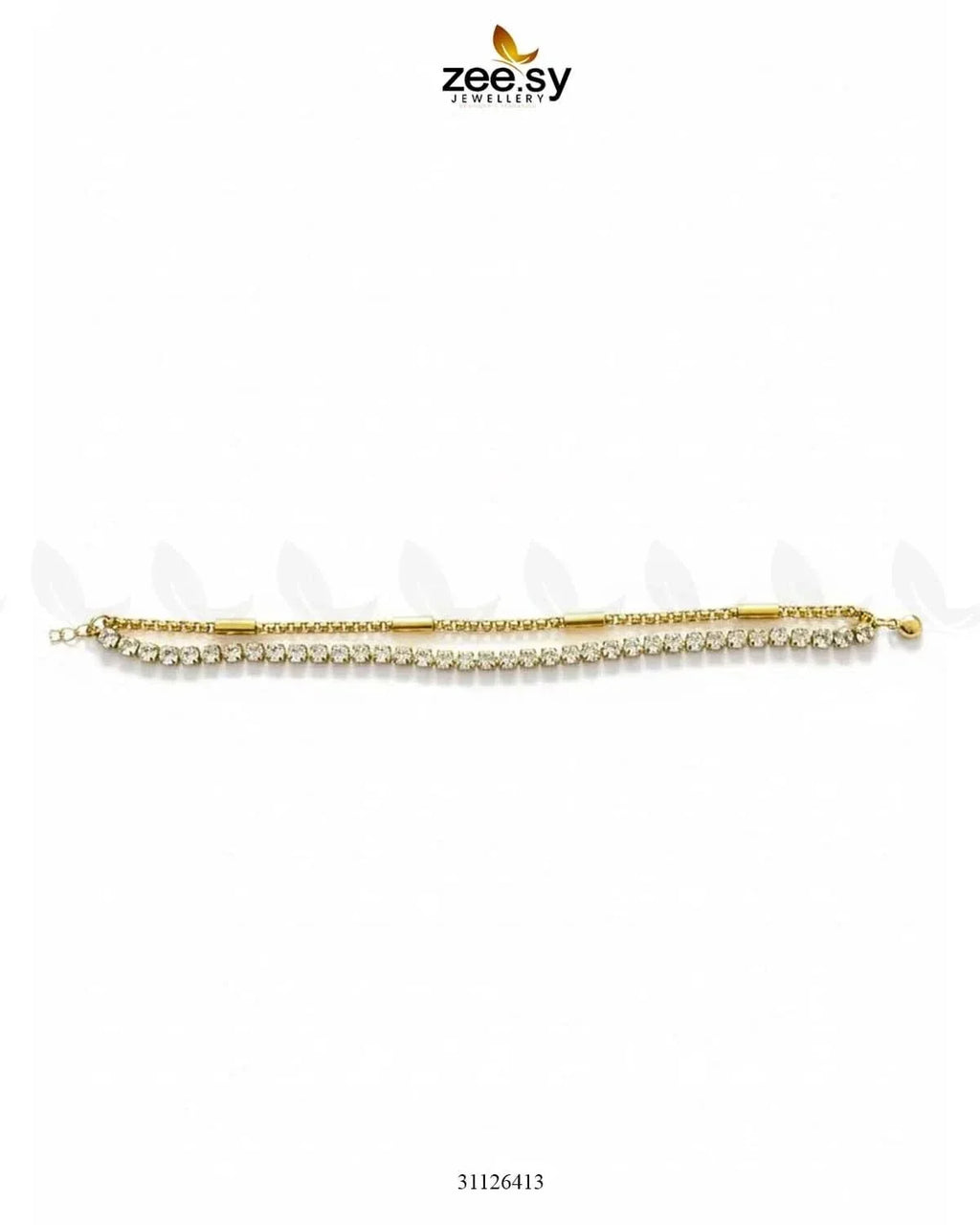 Double Charm Crystal Bracelet