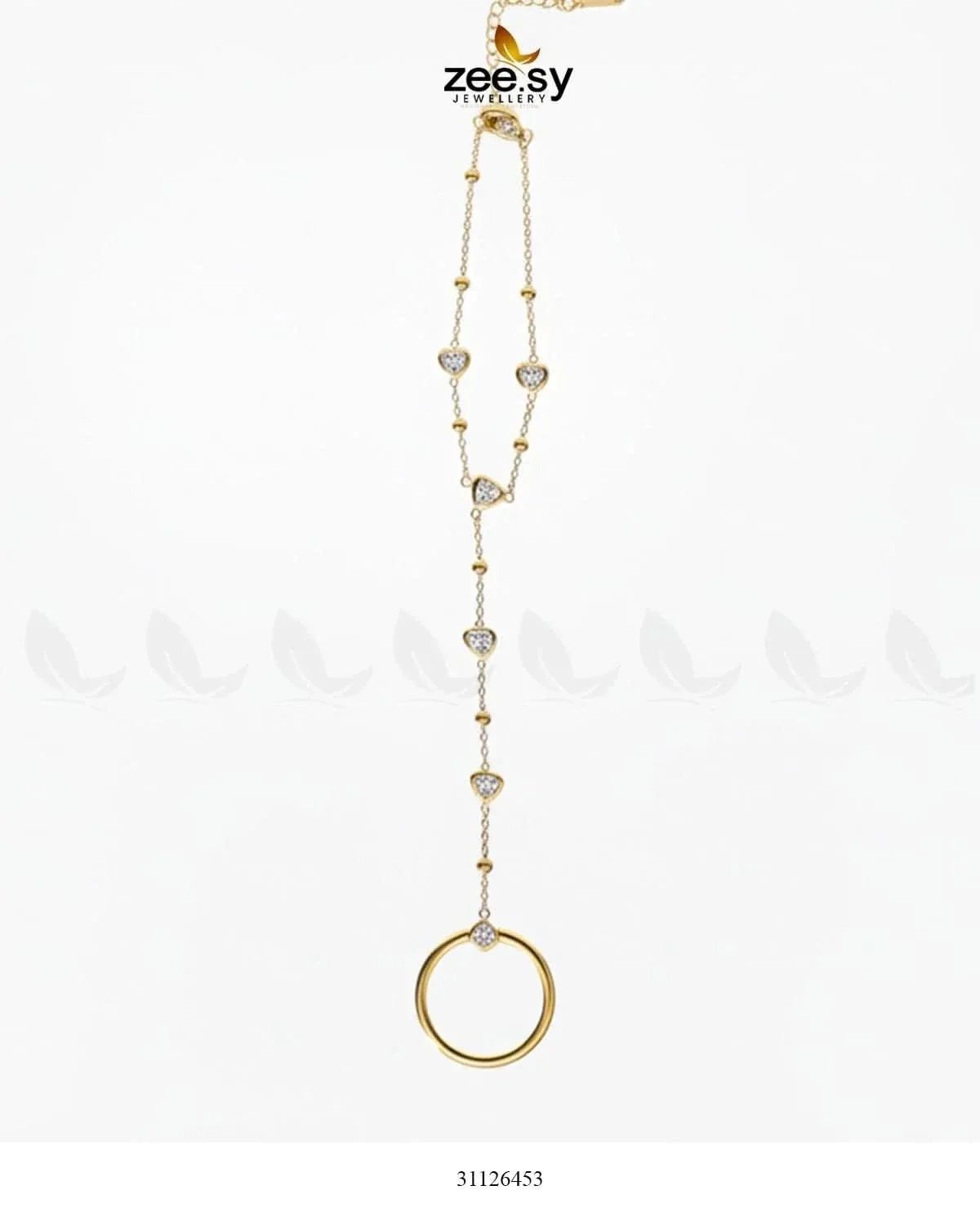 Bella Heart Ring Bracelet
