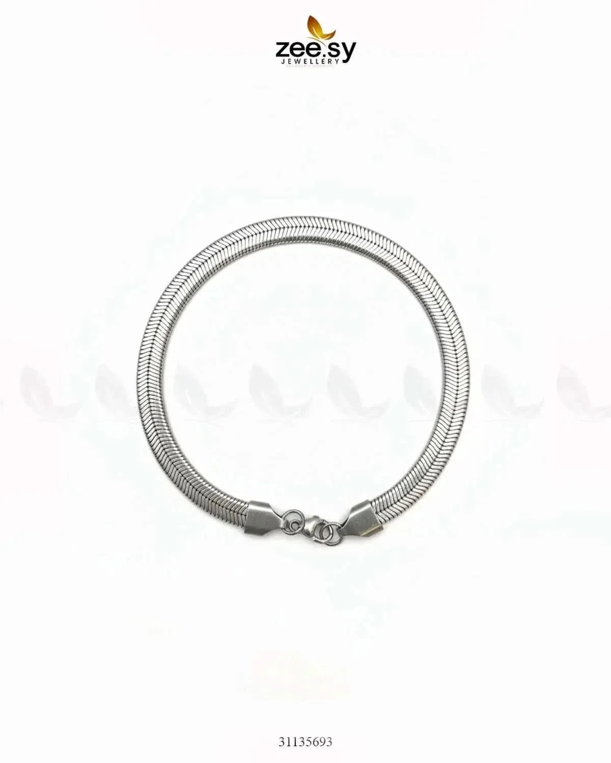 Classic Small Herringbone Bracelet for Men