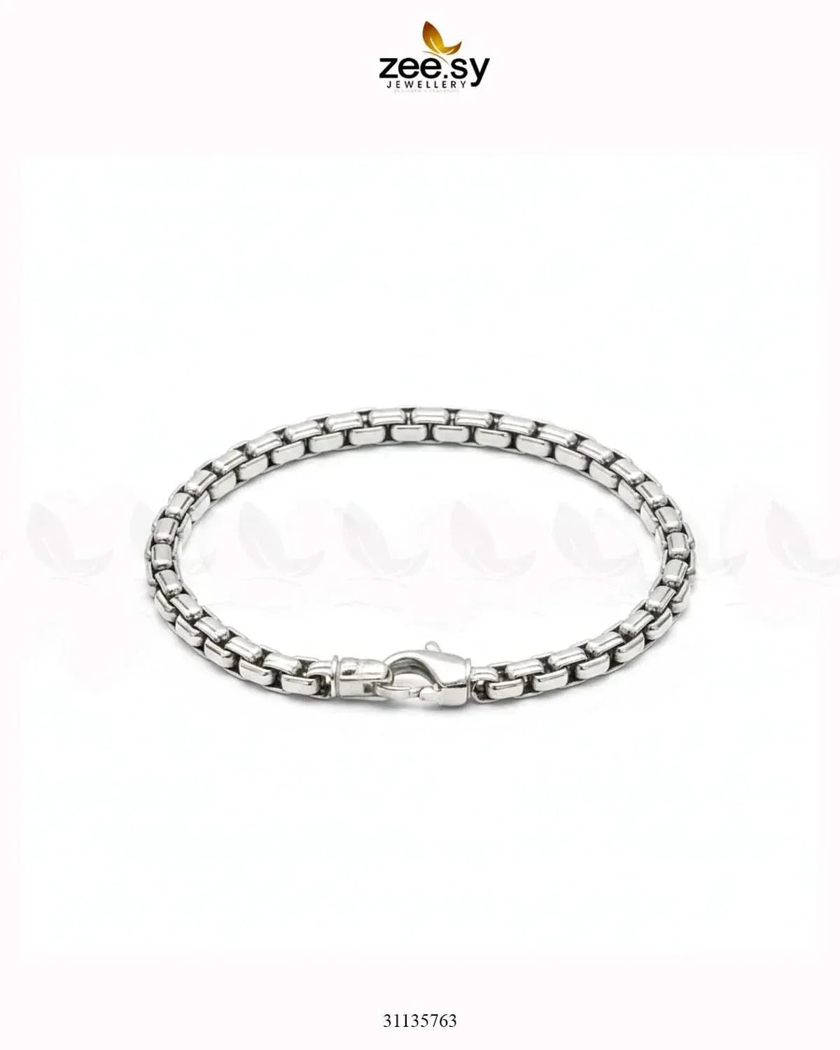 Mono Round Medium Box Bracelet for Men