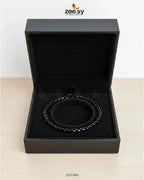 Mono Round Small Box Bracelet for Men