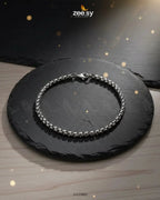 Mono Round Small Box Bracelet for Men