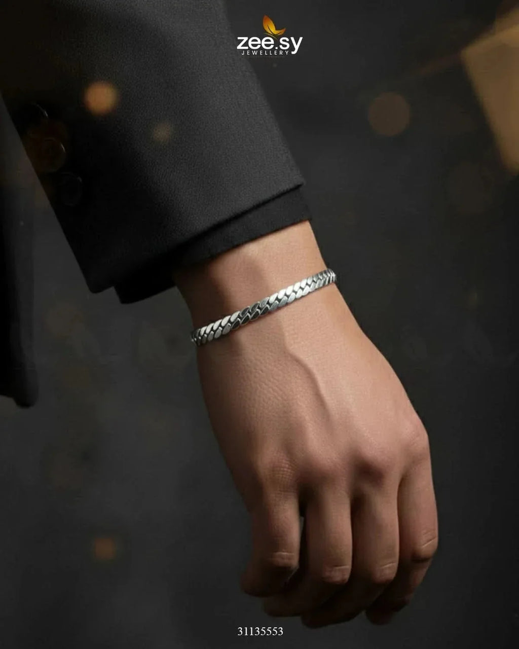 Moon Medium Lace Bracelet for Men