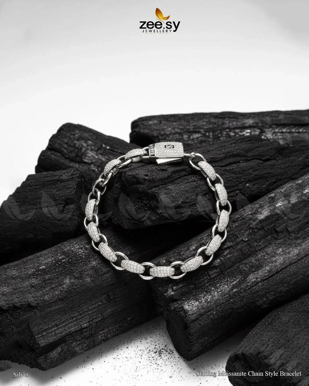 Starling Moissanite Charm Style Bracelet