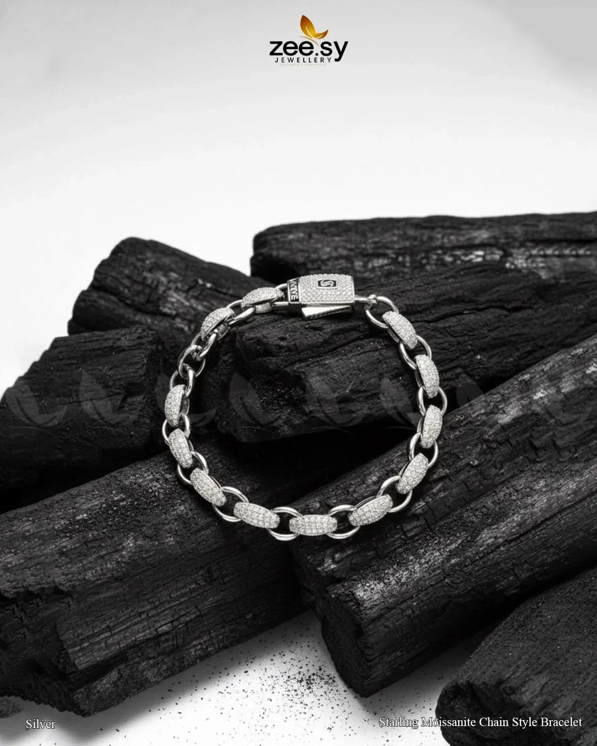 Starling Moissanite Charm Style Bracelet