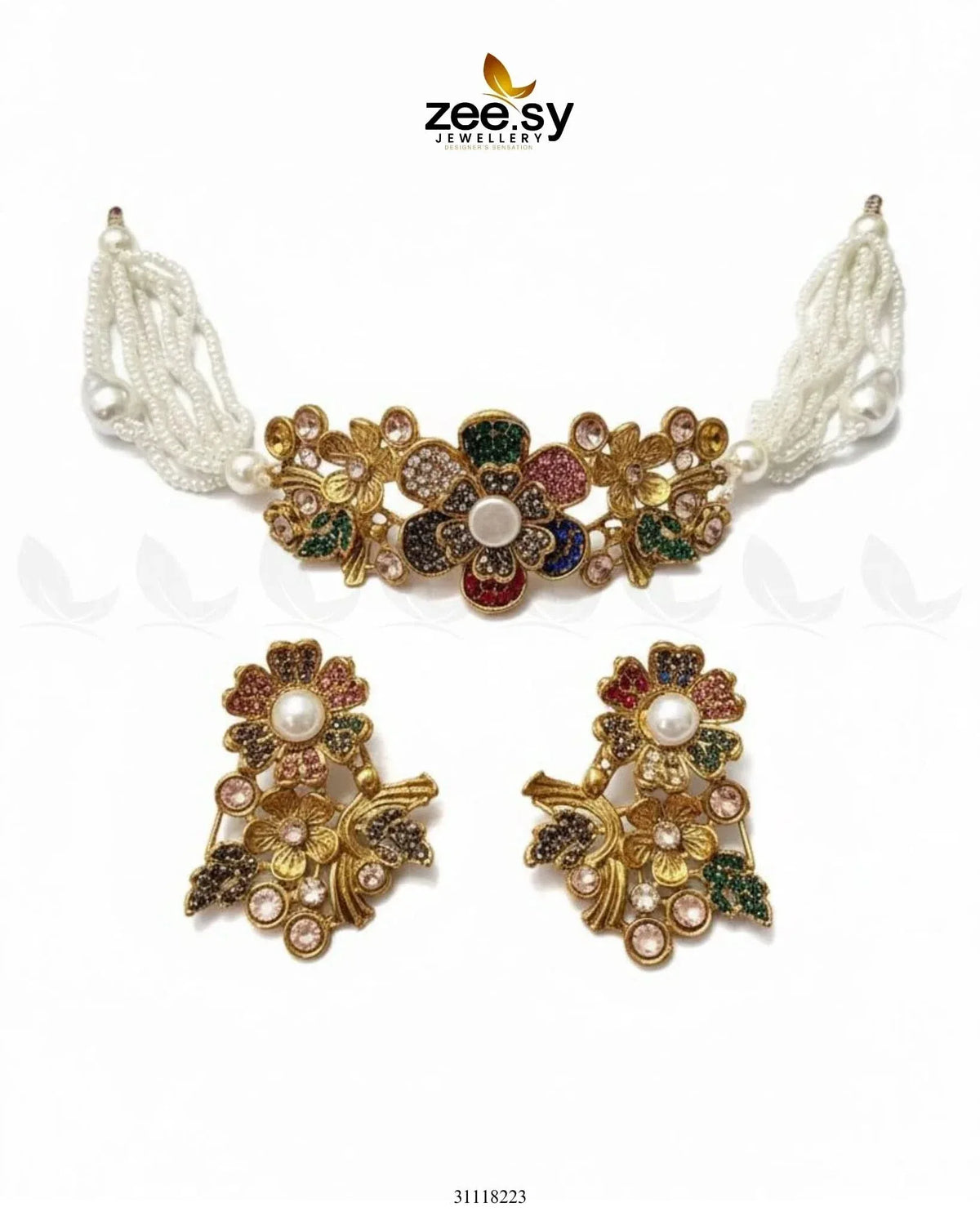 Peony Choker Set