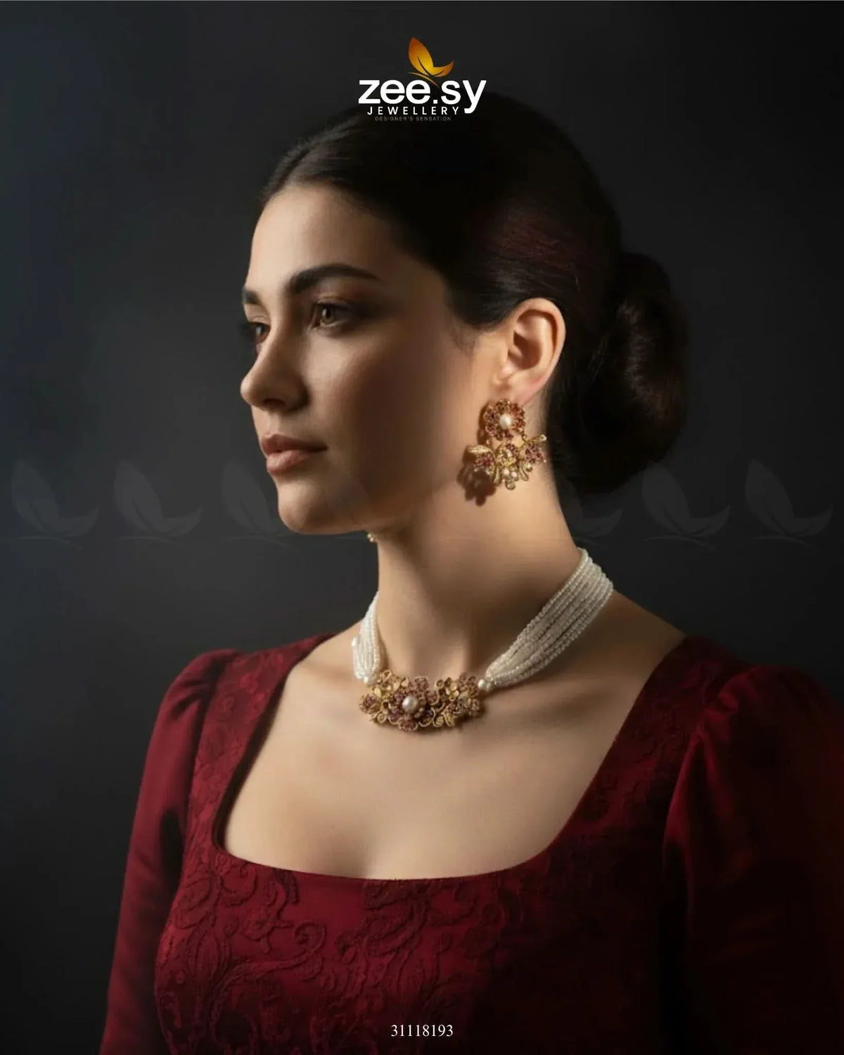Peony Choker Set