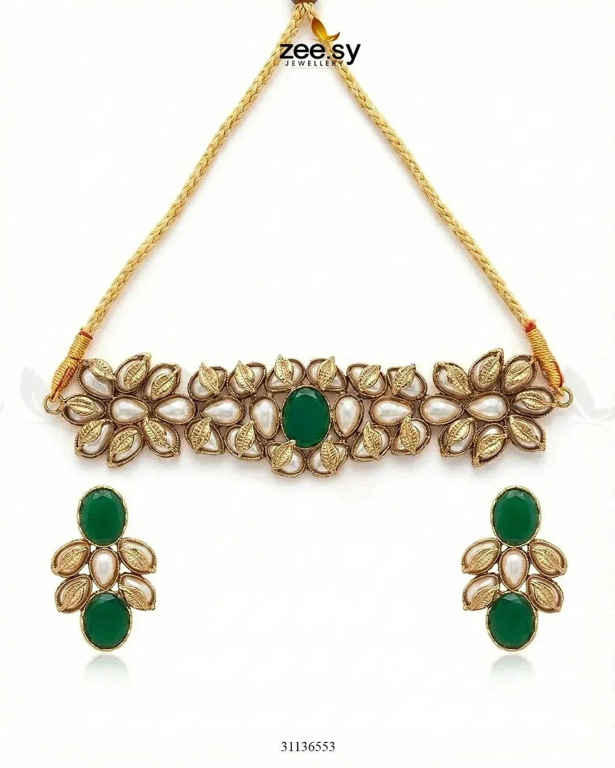 Jennet Baroque Pearl Choker Set