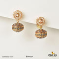 Antique Crystal Heritage Jhumka Earrings