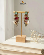 Bloom Stud Baroque Pearl Earrings