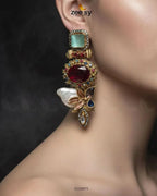 Bloom Stud Baroque Pearl Earrings