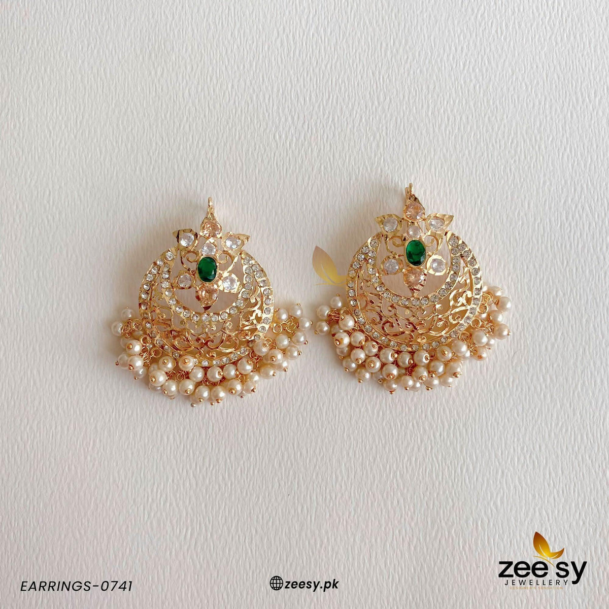 Exclusive Sheesh Gul Stud Earrings