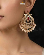 Exclusive Sheesh Gul Stud Earrings