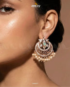 Exclusive Sheesh Gul Stud Earrings