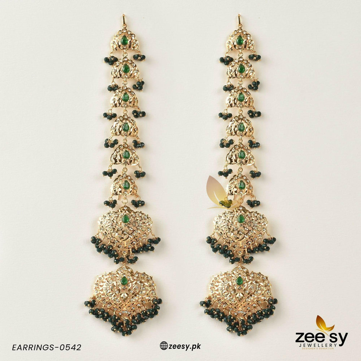 Premium long Pearl Drop Earring