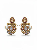 Regal Multi Baroque Drop Earrings