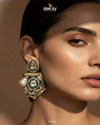 Regal Multi Baroque Drop Earrings