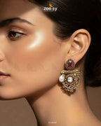 Regal Multi Baroque Drop Earrings