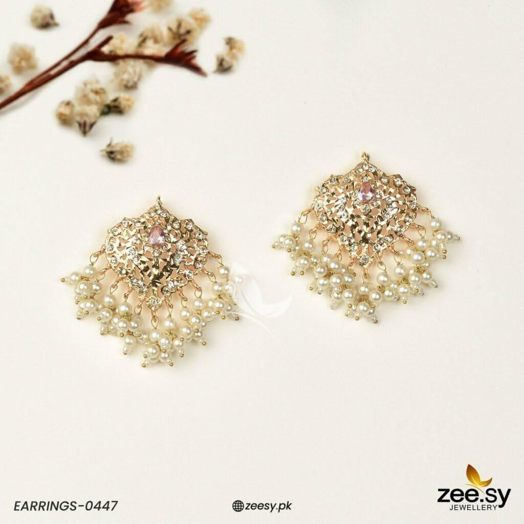 Hyderabadi Pearl Drop Earrings
