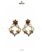 Antique Turkish Baroque Pearl Earrings