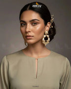 Antique Turkish Baroque Pearl Earrings