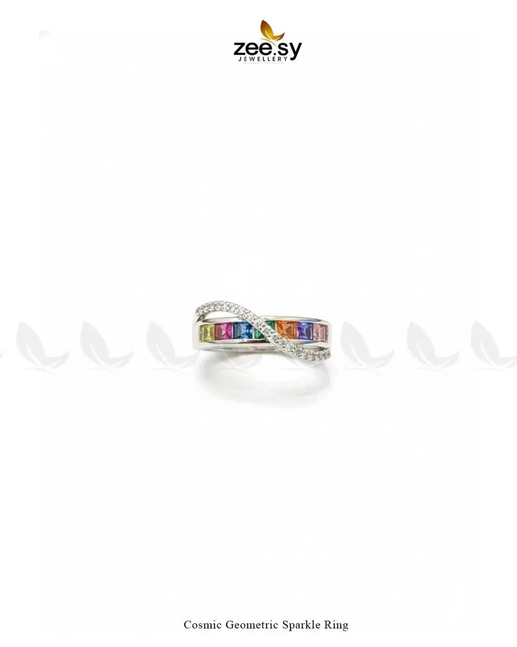 Cosmic Geometric Sparkle Ring