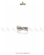 Cosmic Geometric Sparkle Ring