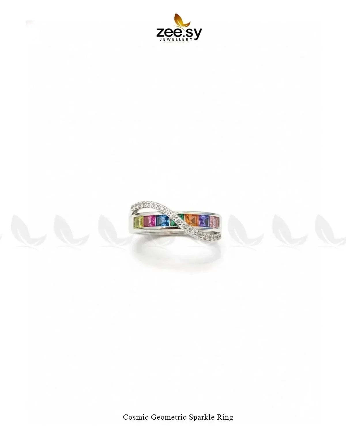Cosmic Geometric Sparkle Ring