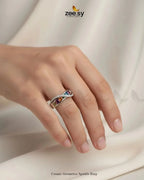 Cosmic Geometric Sparkle Ring