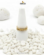 Interlock Spinner Pave Ring