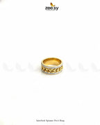 Interlock Spinner Pave Ring
