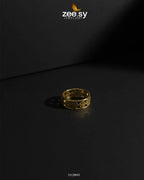 Timeless Geometric Openwork Ring