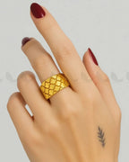 Circlet Textured Band Ring