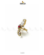 Baroque Crystal Rose Ring