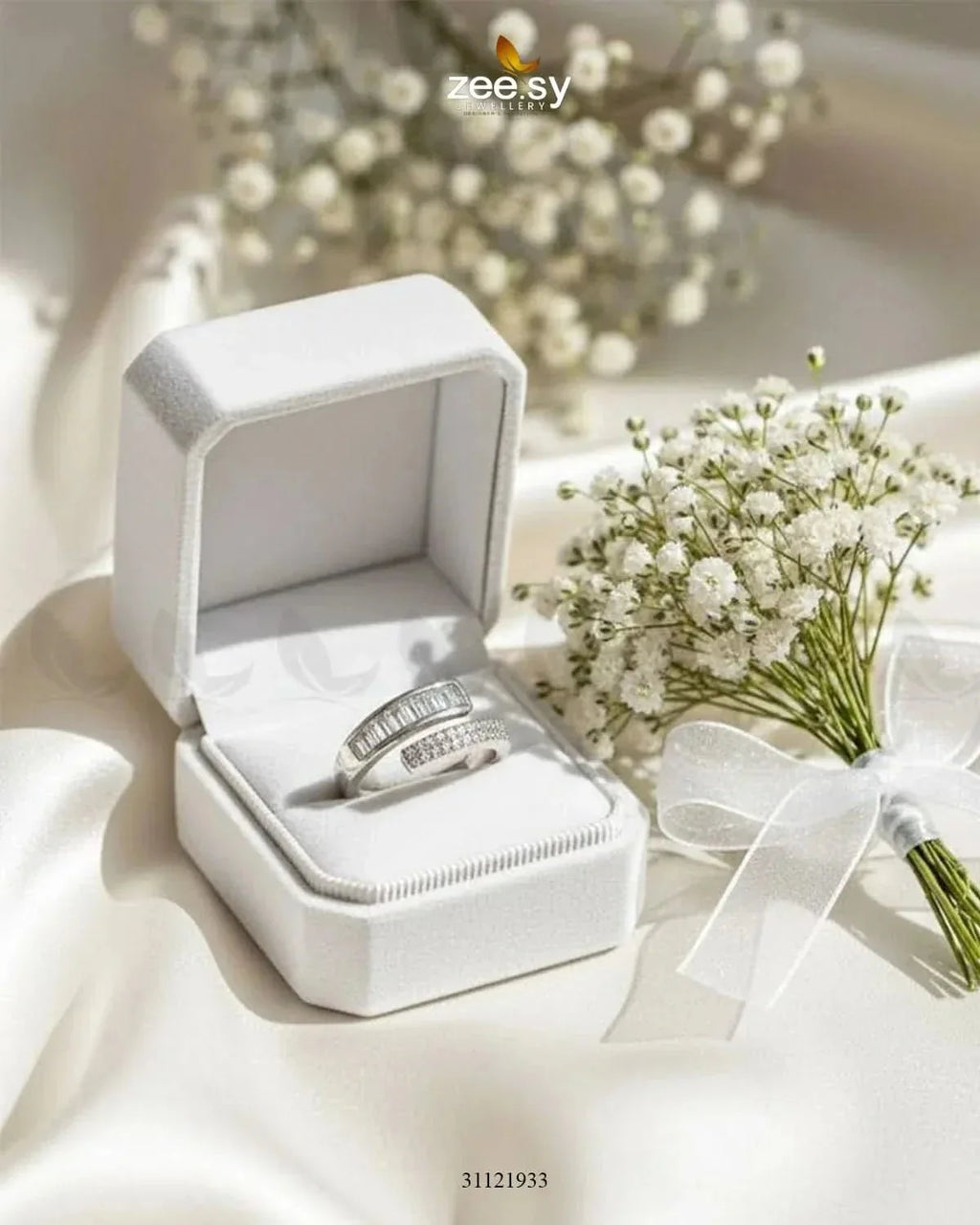 Eternity Pave Crystal Ring
