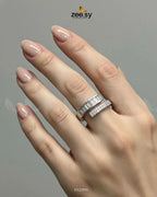 Eternity Pave Crystal Ring