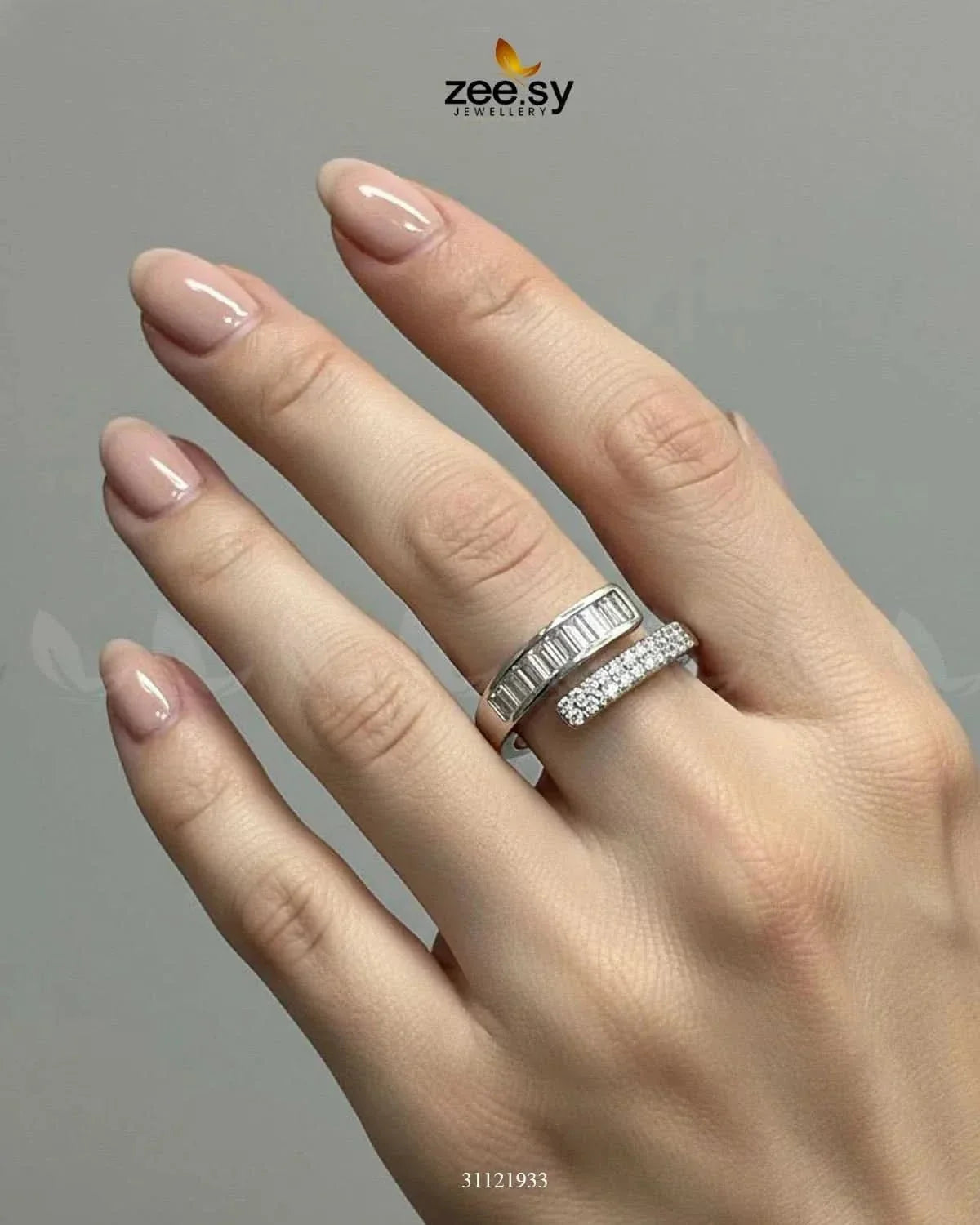 Eternity Pave Crystal Ring