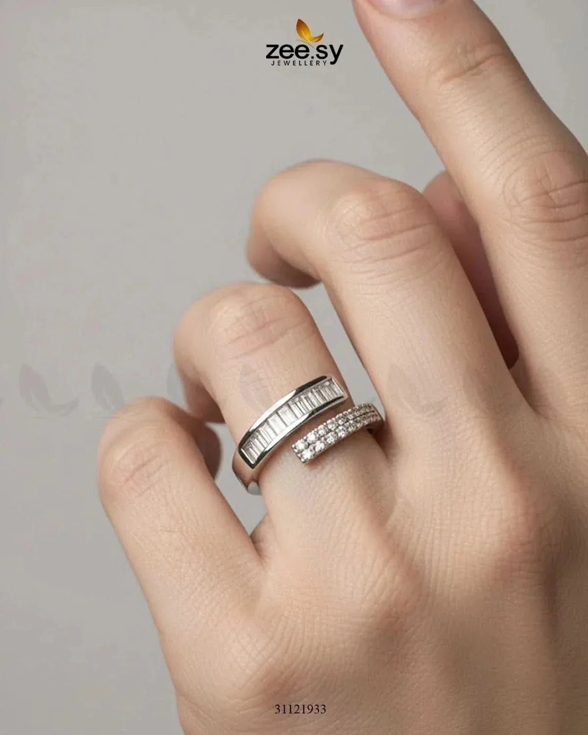 Eternity Pave Crystal Ring