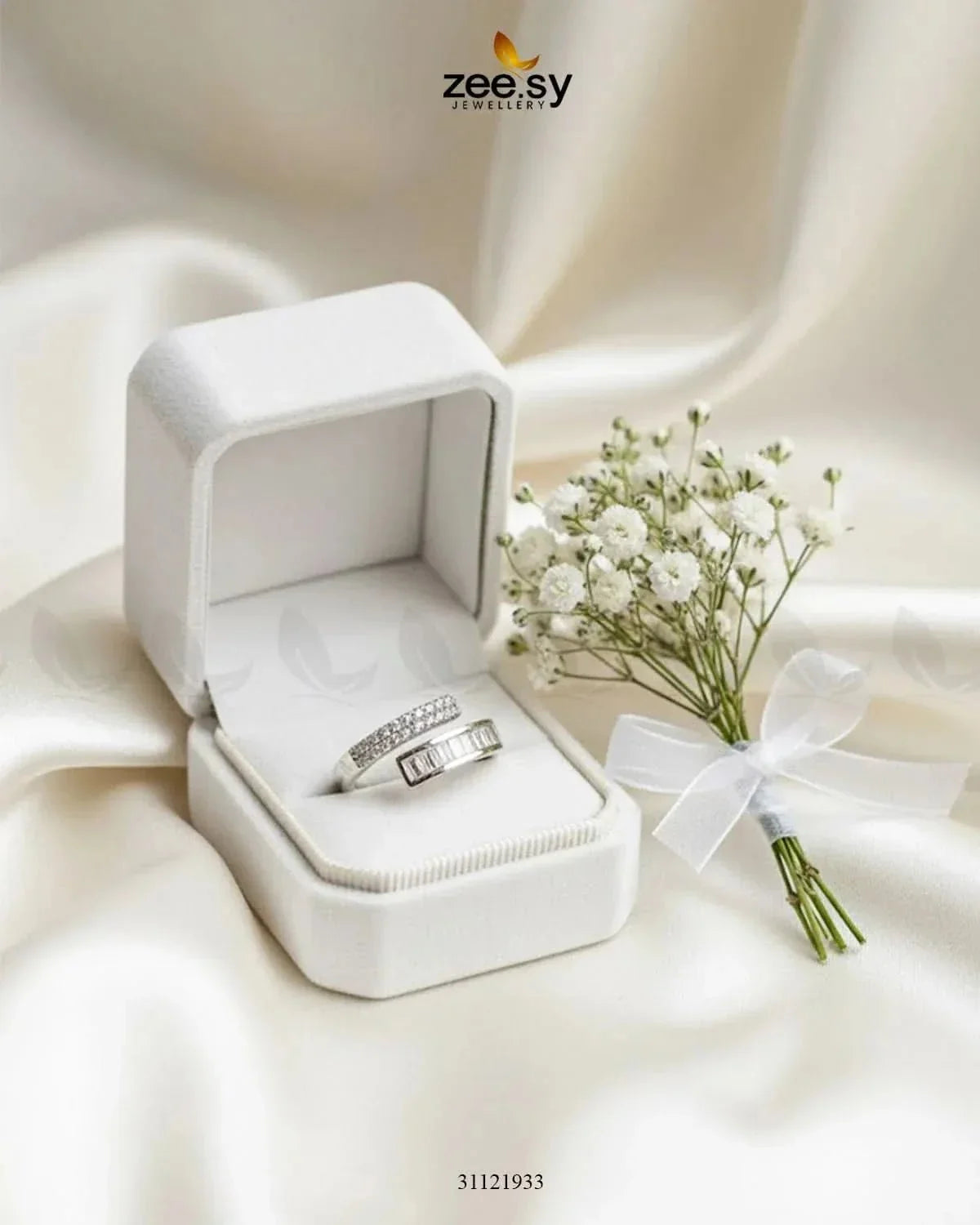 Eternity Pave Crystal Ring