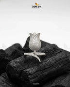Floral Rose Cluster Ring