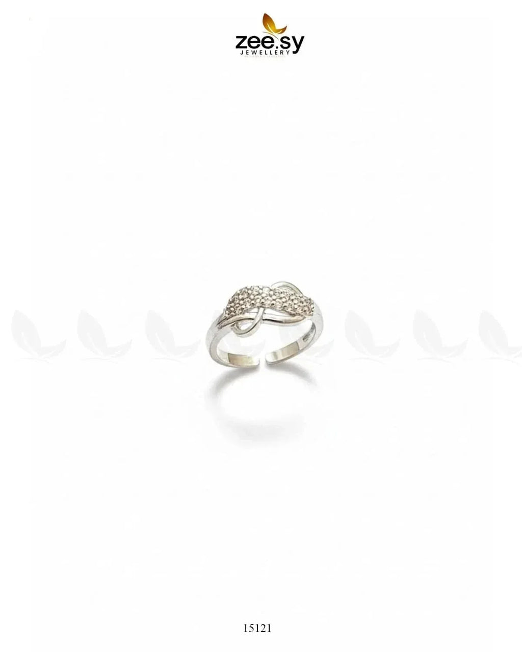 Wave Grace Cluster Pave Ring