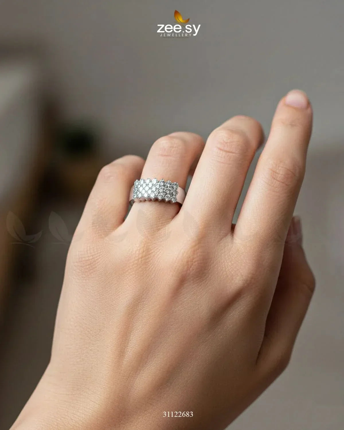 Artisan Geometric Band Ring
