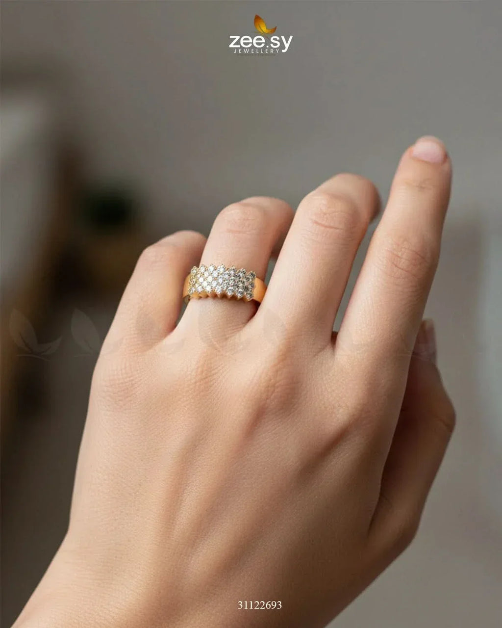 Artisan Geometric Band Ring