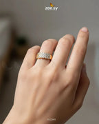Artisan Geometric Band Ring