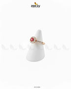 Gleaming Shine Bold Stone Ring