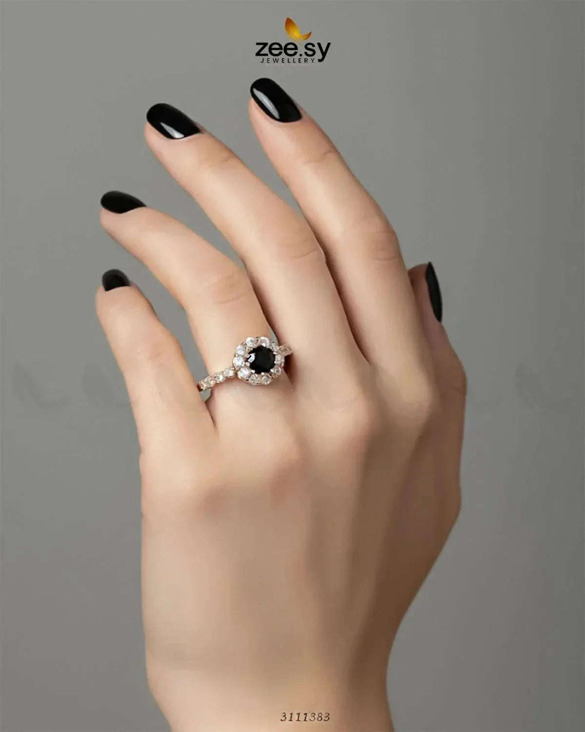 Gleaming Shine Bold Stone Ring